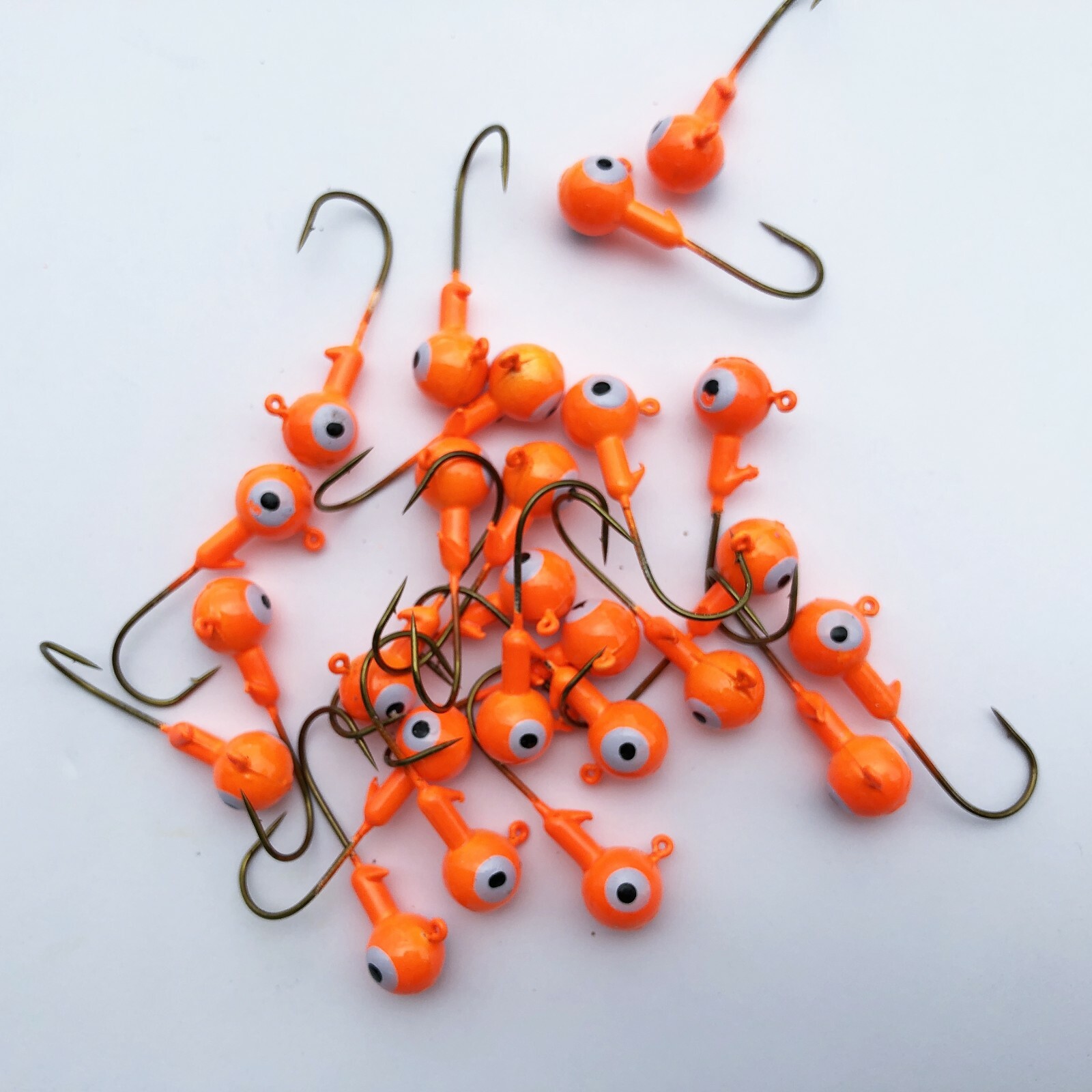 Lures Pro 50 PCs 1/32 1/16 oz 1/8 oz Jig Heads Fishing hooks Crappie Bass sharp - Image 4