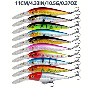 Alternative view of 56pcs/set Lot Mixed Bionic Fishing Lures Minnow Hard Artificial Bait Crankbait