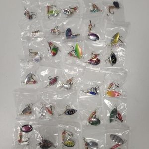 Alternative view of 30 PCS Fishing Lures Metal Spinner Baits Bass Tackle Crankbait Trout Spoon Trout