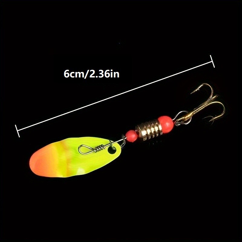 30 PCS Fishing Lures Metal Spinner Baits Bass Tackle Crankbait Trout Spoon Trout - Image 4