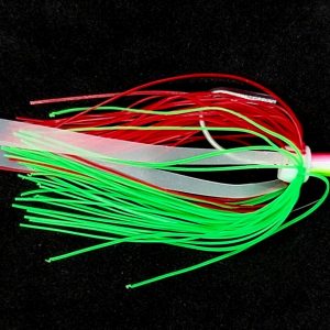 Alternative view of 5 PLUS 1 Free Fishing Teaser Glass Minnow Style Silicone Skirt Lure Jig 6 Total