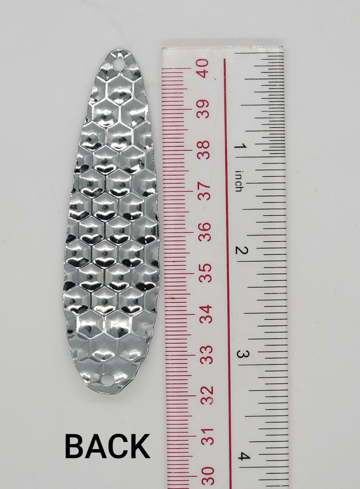 Multi Pack 18 of 3 Each Fishing Flutter Spoon Hex Silver and Gold Finish Brass - Image 3