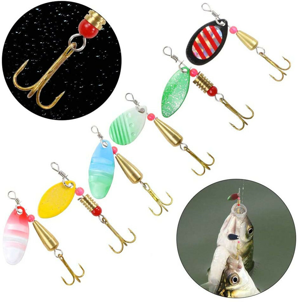 Lot of 30 Trout Spoon Metal Fishing Lures Spinner Baits Bass Tackle Colorful NEW - Image 3