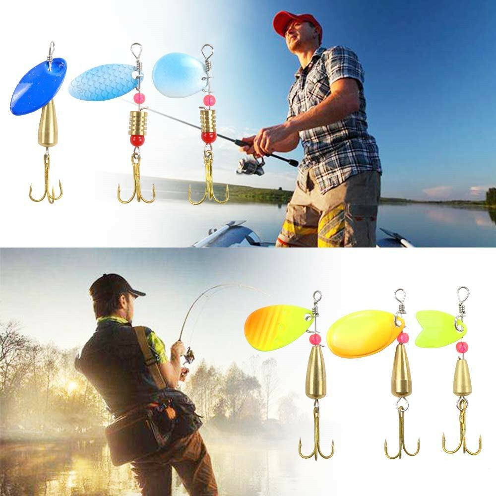 Lot of 30 Trout Spoon Metal Fishing Lures Spinner Baits Bass Tackle Colorful NEW - Image 4