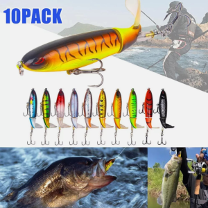 Alternative view of 10ps Fishing Lures bait Whopper Plopper Topwater Floating Rotating Tail for Bass
