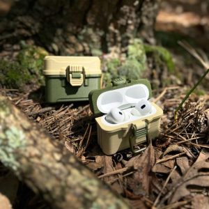 Fishing Tackle Box AirPods Pro 1&2 Case - Outdoor Angler Edition - Secure Latch Design - Fishing Lover - Bass fishing - Angler Gift