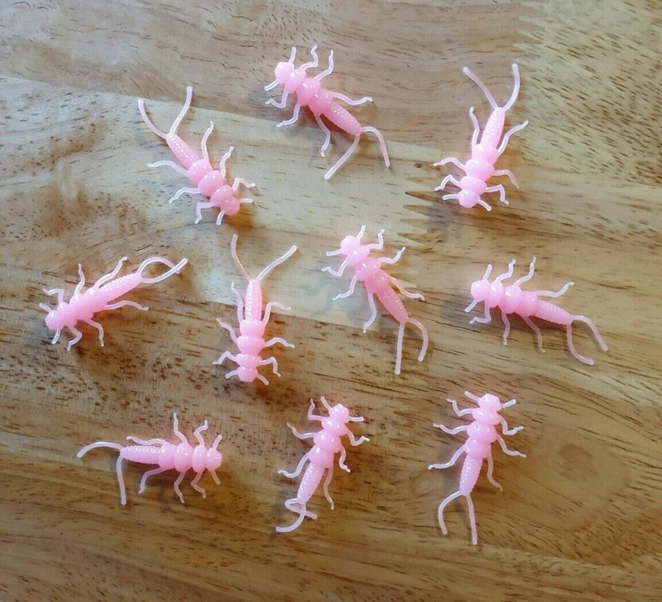 40 pack of 1.375" stonefly nymphs - choose from 10 colors - trout panfish lures - Image 5