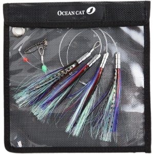 Alternative view of OCEAN CAT Saltwater Trolling Lure Bag Teaser Chain Fishing Lure FullyRigged Hook