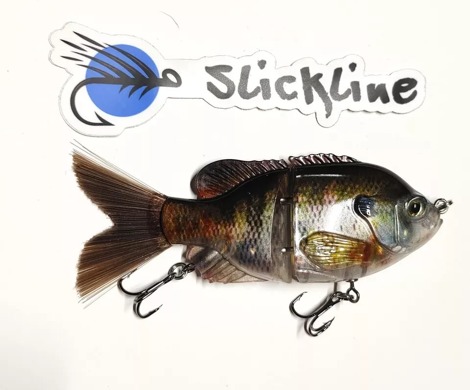 HPF 120 Jointed Sinking Sunfish Glide Bait Fishing Lure BLUEGILL 2 pk FREE SHIP - Image 4
