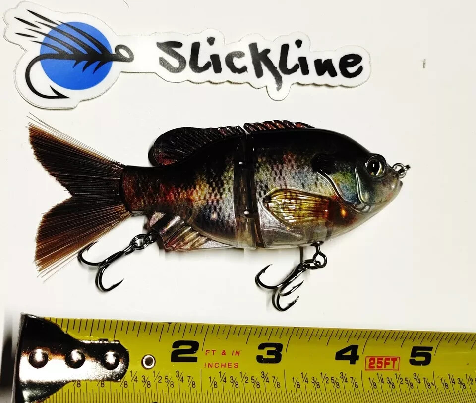 HPF 120 Jointed Sinking Sunfish Glide Bait Fishing Lure BLUEGILL 2 pk FREE SHIP - Image 5
