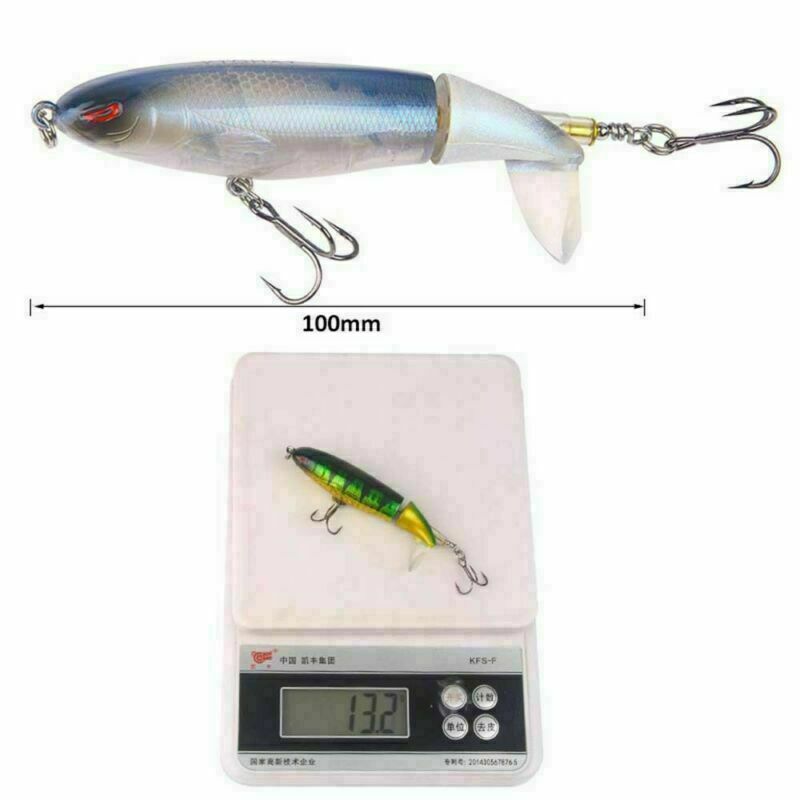 10ps Fishing Lures bait Whopper Plopper Topwater Floating Rotating Tail for Bass - Image 5