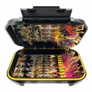 24-100Pcs-Fly Fishing Flies Kit | Dry/Wet Flies, Nymphs Fishing for Trout Lure