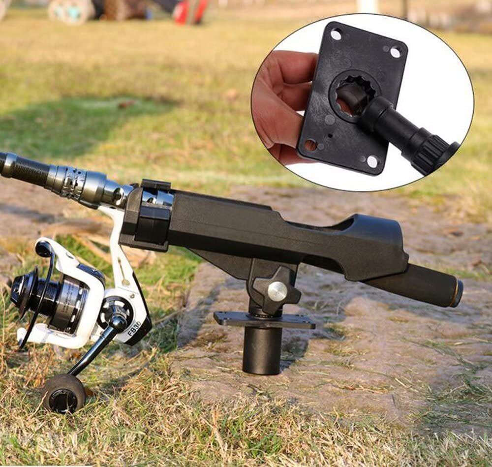 2~6 Pack Adjustable Boat Fishing Pole Rod Holder For Kayak Boat Side Rail Mount - Image 4