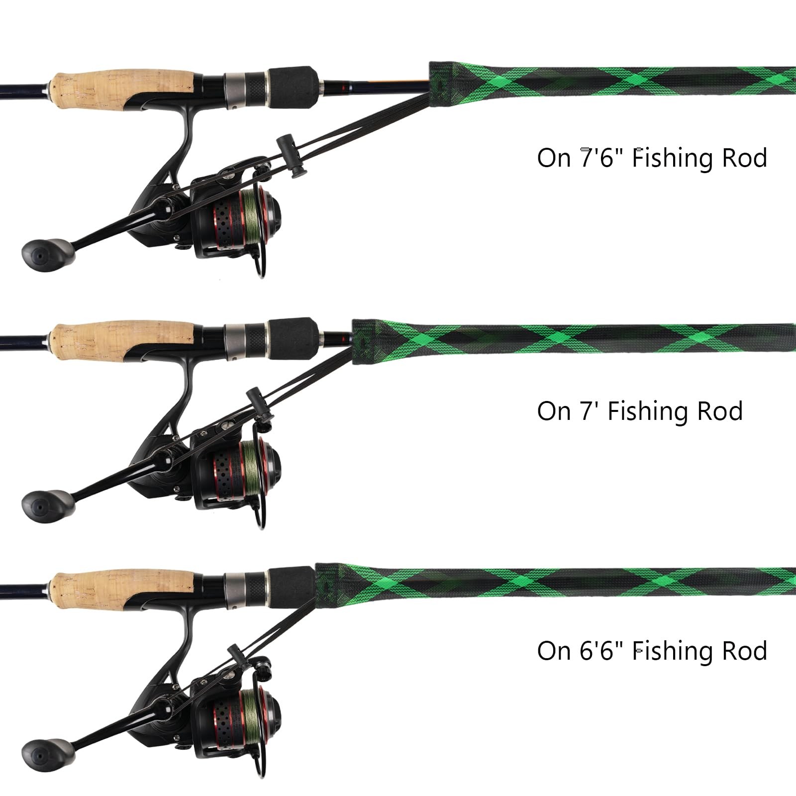 10PCS Fishing Rod Sleeve,Rod Socks for Fishing Poles, Fishing Rod Sleeves Sock C - Image 4