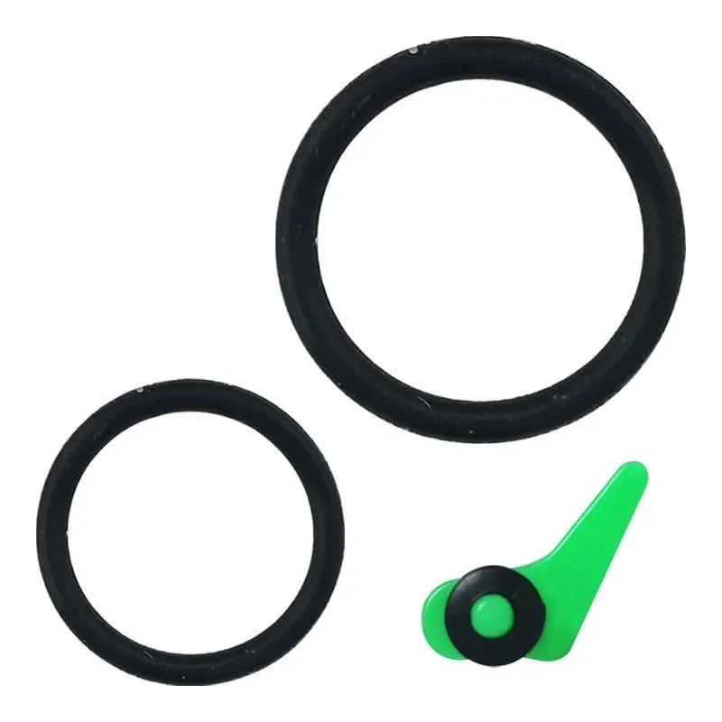 10pcs Fishing Rod Pole Hook Keepers –Silicone Ring Holders for Lures & Jigs