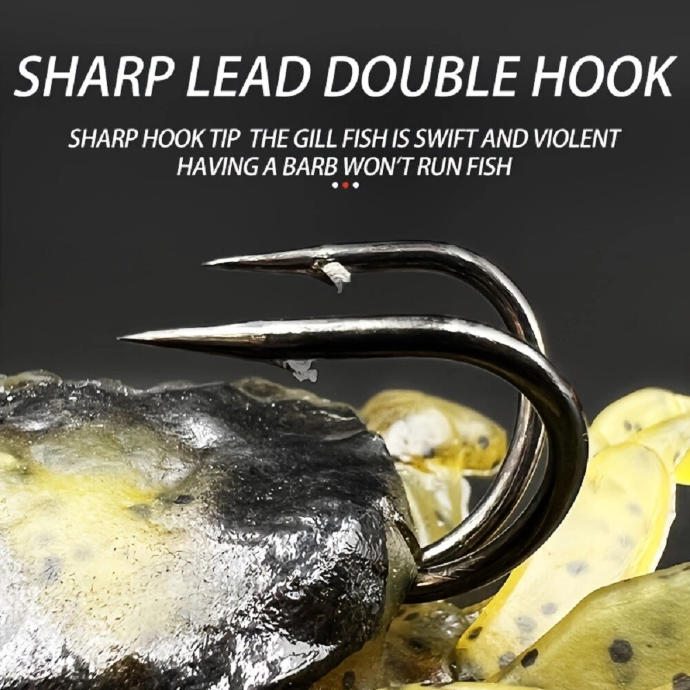 12pcs Artificial Crab Lure - 3D Simulation Crab Soft Bait With Sharp Hook - Image 5