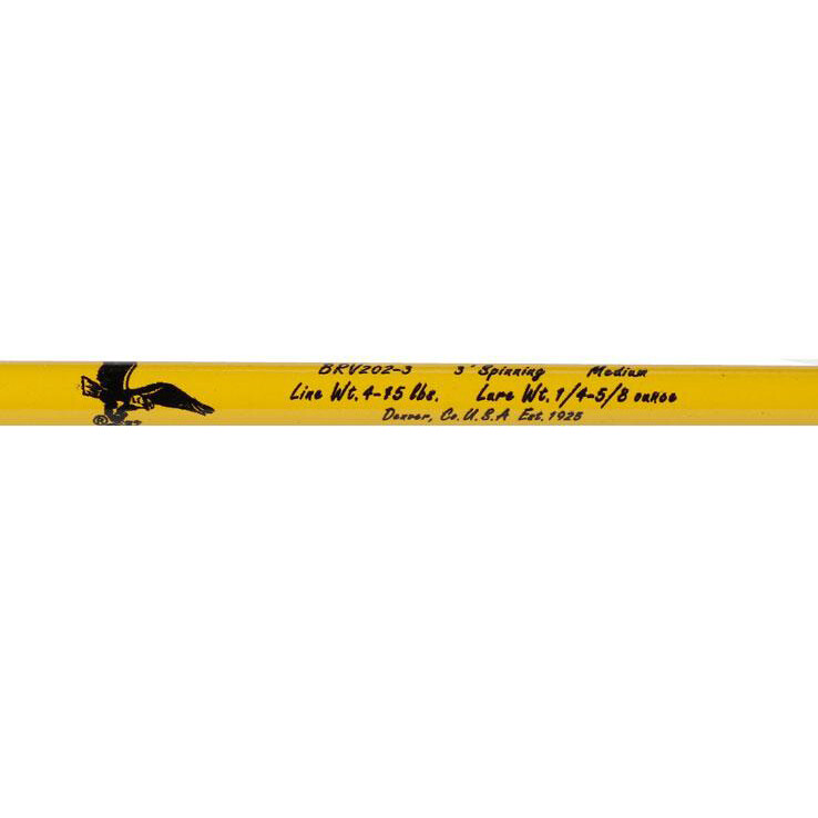 EAGLE CLAW BRAVE EAGLE 3' Ice Fishing Spinning Rod #BRV202-3 - Image 4