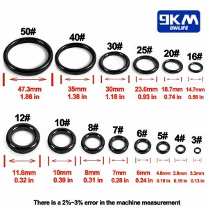 Alternative view of 50~100Pcs 9KM Rod Ceramic Ring Fishing Rod Guide Repair Ring Kit All Size W/BOX