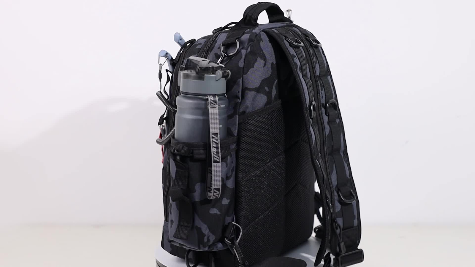 Fishing Tackle Large Backpack- Salt Water Resistant Fishing Bag / Organzier 34L - Image 2