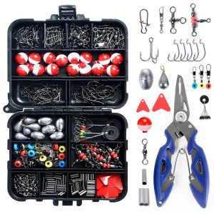 263pcs Fishing Accessories Kit With Fishing Tackle Box Fishing Equipment L2N0