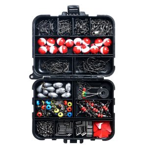 Alternative view of 263pcs Fishing Accessories Kit With Fishing Tackle Box Fishing Equipment L2N0
