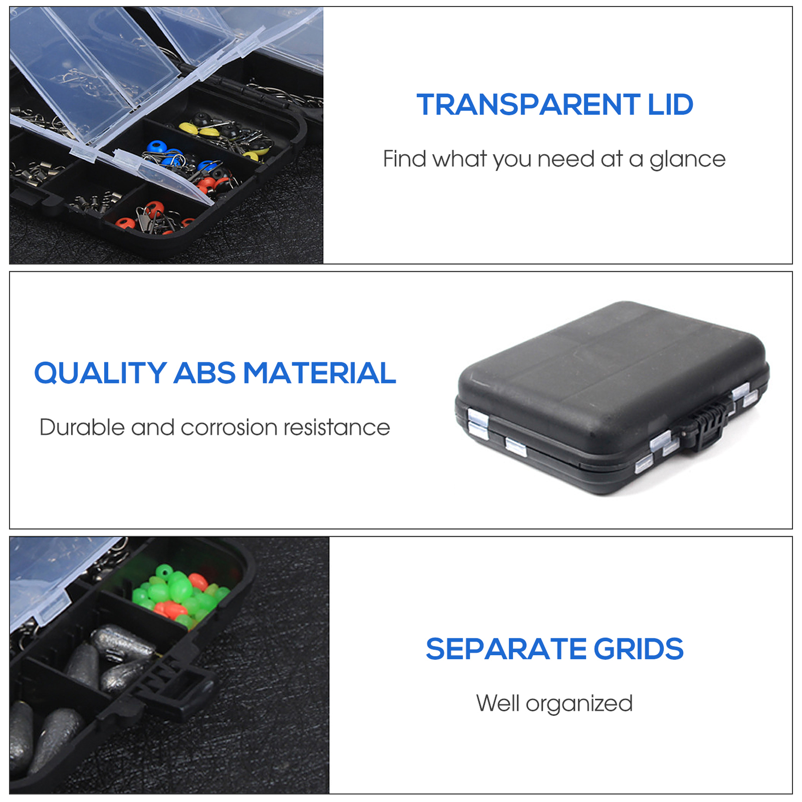 263pcs Fishing Accessories Kit With Fishing Tackle Box Fishing Equipment L2N0 - Image 4