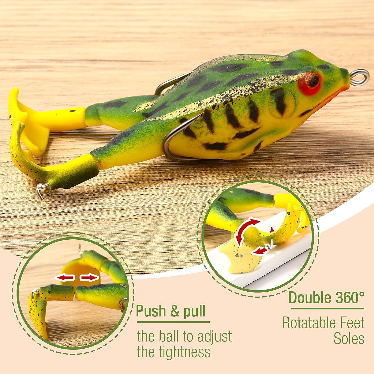 10pcs Topwater Frog Fishing Lure Soft Swimbait Floating Bait 9cm 13.5g - Image 4