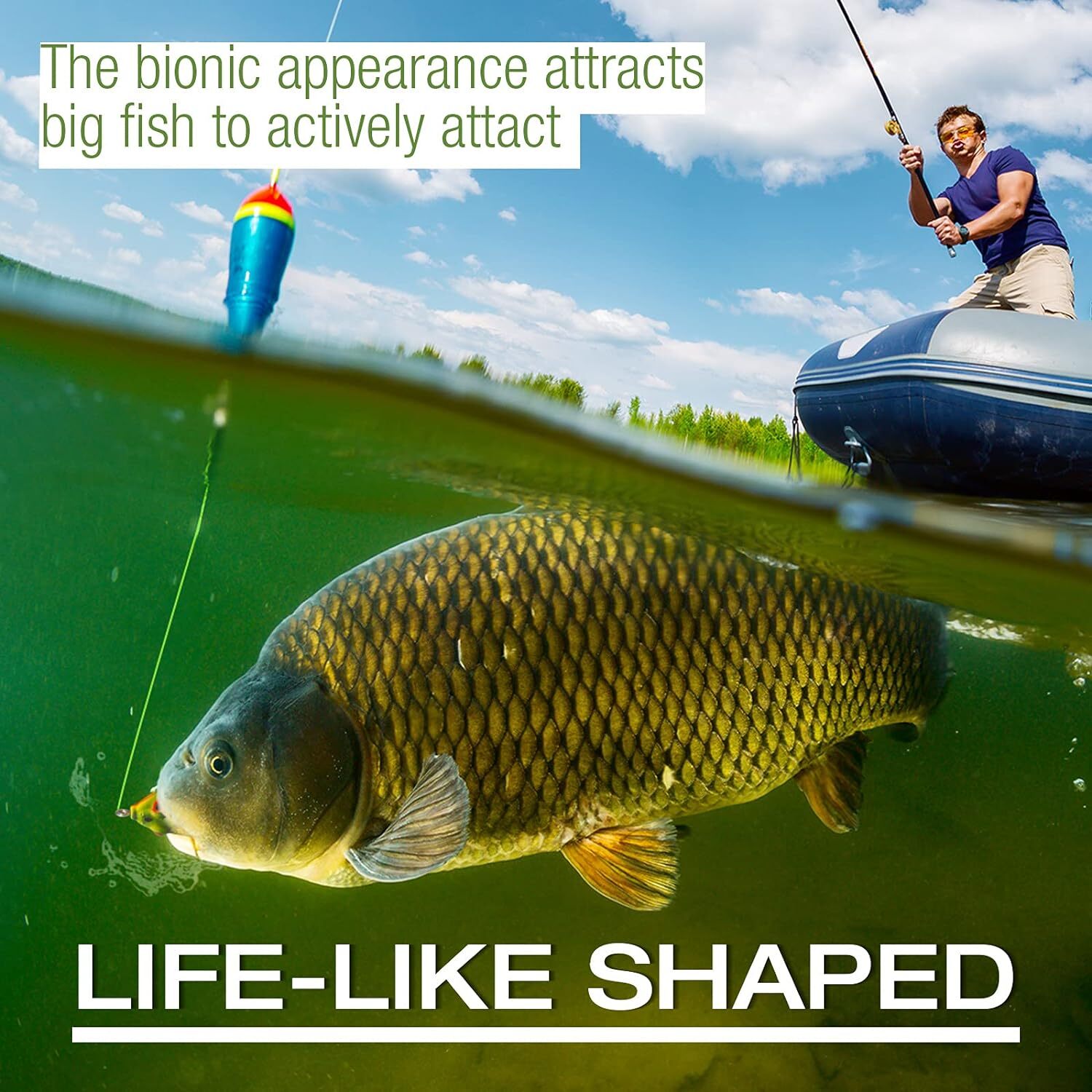 10pcs Topwater Frog Fishing Lure Soft Swimbait Floating Bait 9cm 13.5g - Image 5